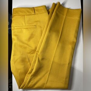 Banana Republic Factory Sloan cropped pants in a beautiful gold plate color